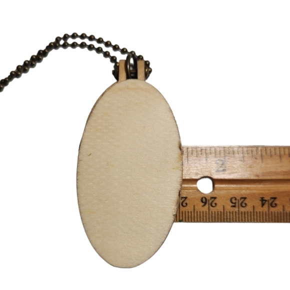 Handmade Embroidered Pendant Necklace - Picture 3 of 5